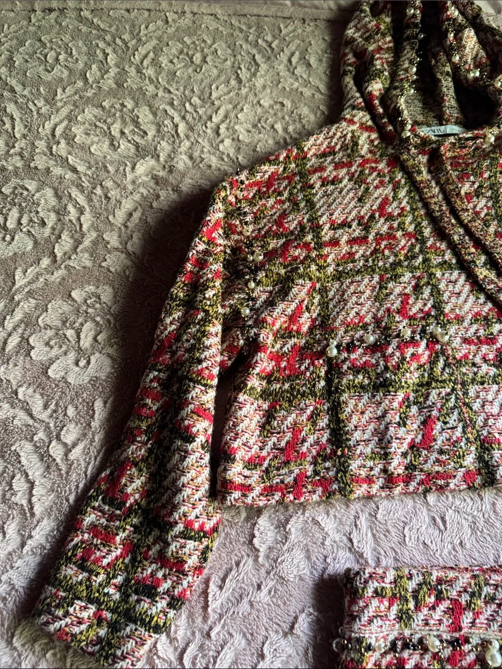 Zara multicolor bouclé